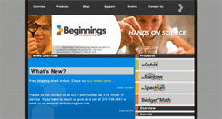 Desktop Screenshot of beginningspublishing.com